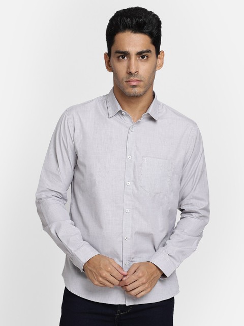 

Aazing London Men Grey Classic Casual Shirt