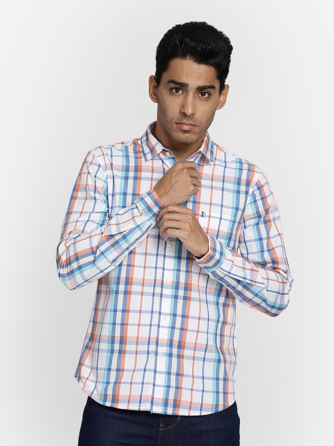 

Aazing London Men Multicoloured Classic Tartan Checks Checked Casual Shirt, Blue