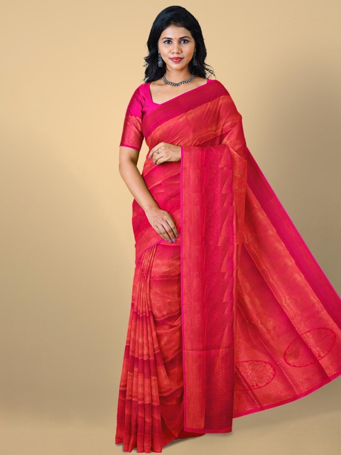 

Kalamandir Women Pink Silk Blend Saree
