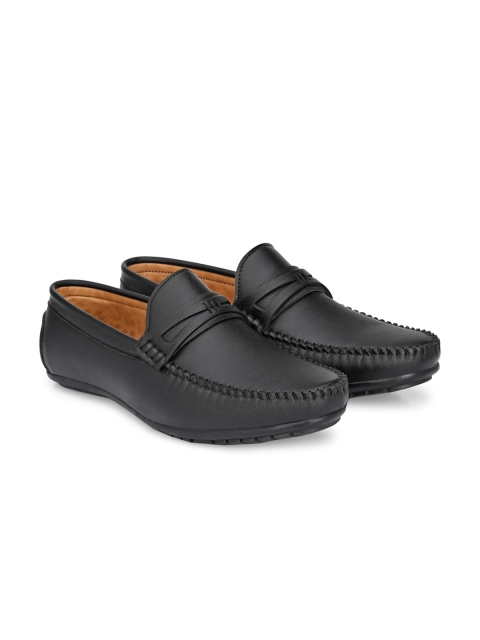 

VIV Men Black Solid Slip-On Sneakers