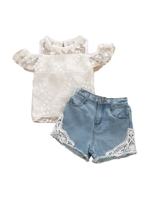 

Hopscotch Girls White Clothing Set