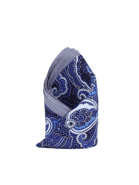 

Alvaro Castagnino Blue Printed Pocket Square