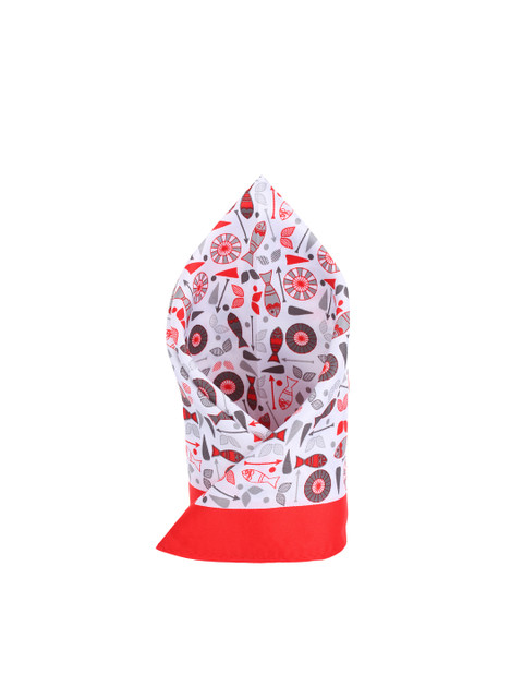 

Alvaro Castagnino White & Red Printed Pocket Square
