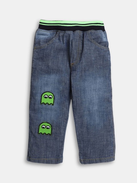 

Hopscotch Boys Blue Straight Fit Light Fade Stretchable Jeans