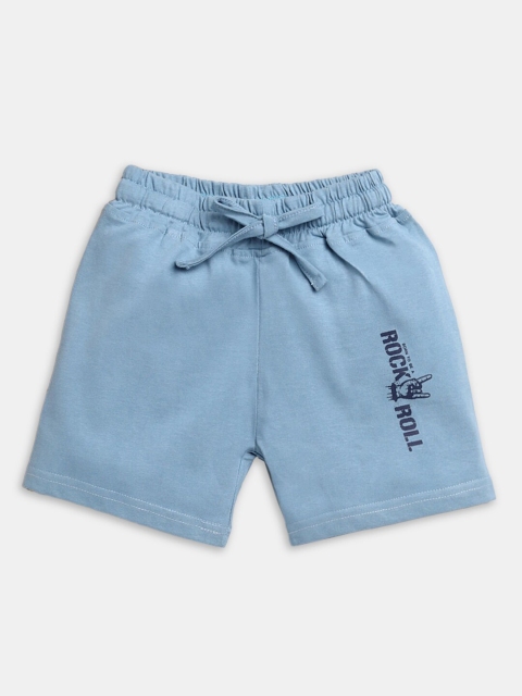 

Hopscotch Boys Blue Solid Shorts