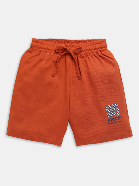 

Hopscotch Boys Brown Cotton Shorts