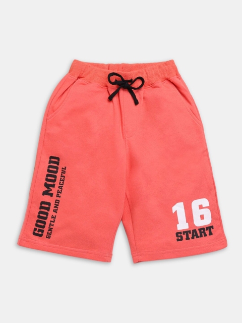 

Hopscotch Boys Coral Cotton Shorts