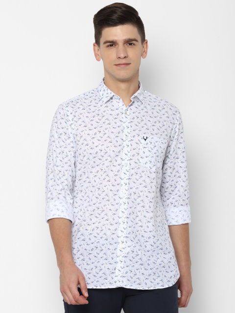 

Allen Solly Men Blue Slim Fit Floral Printed Casual Shirt