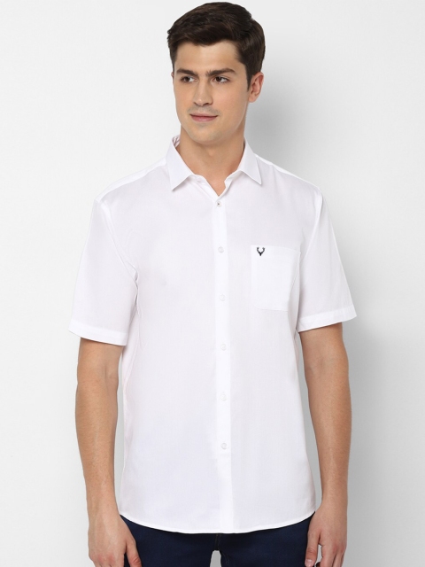 

Allen Solly Men White Solid Slim Fit Casual Shirt