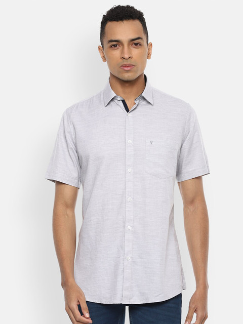 

Van Heusen Sport Men Grey Slim Fit Casual Cotton Shirt