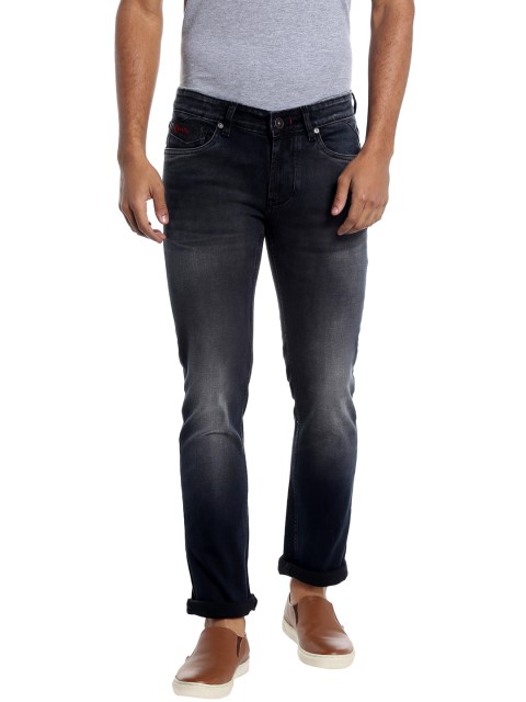 

Numero Uno Men Navy Morice Slim Fit Low-Rise Stretchable Jeans, Navy blue