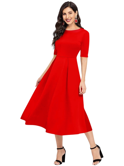 

LONDON BELLY Red Midi Dress