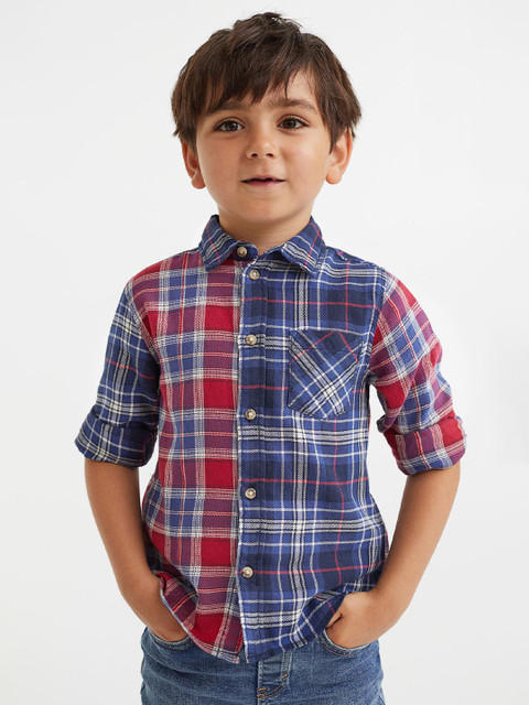 

H&M Boys Blue Cotton Shirt