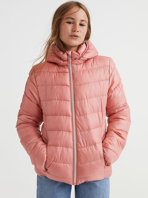

H&M Girls Pink Lightweight Puffer Jacket