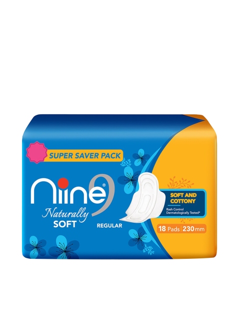 

Niine Women Sanitary Napkins- 18 Pads, White