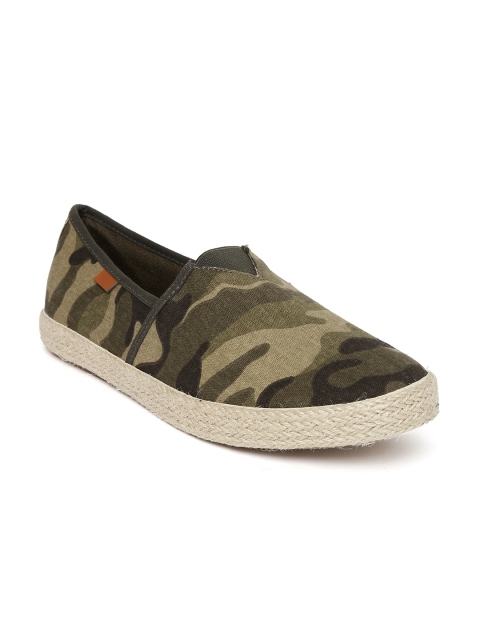 

Forca by Lifestyle Men Green Camouflage Printed Espadrilles