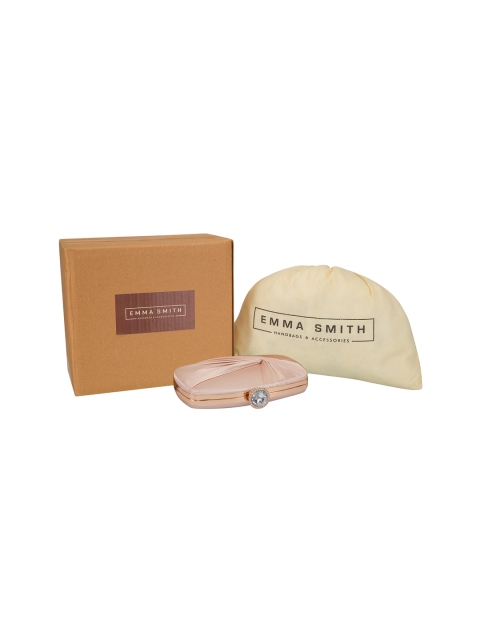 

EMMA SMITH Women Cream Wedding Western Bridal Clutch