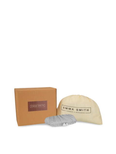 

EMMA SMITH Women Silver Clutches