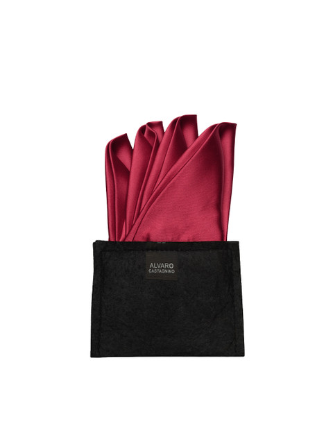 

Alvaro Castagnino Maroon Pocket Square