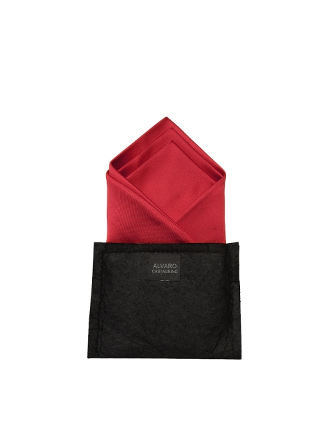 

Alvaro Castagnino Red Pocket Square