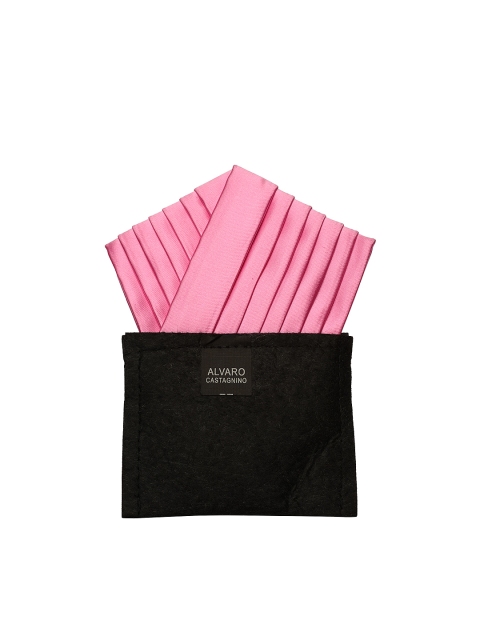 

Alvaro Castagnino Pink Pocket Square