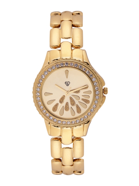 

Swiss Design Women Gold-Toned Analogue Watch SD-223