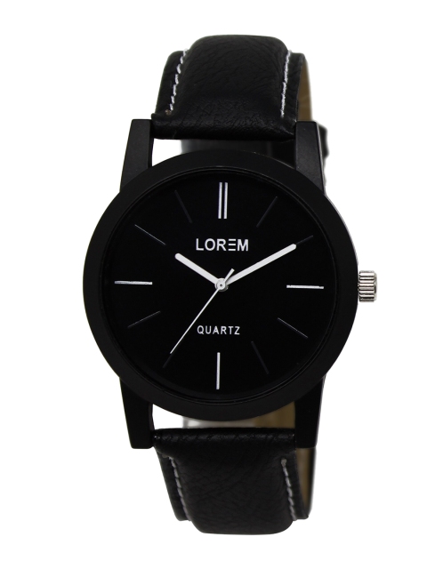 

FERRIZZO Men Black Dial & Black Straps Analogue Watch LR05