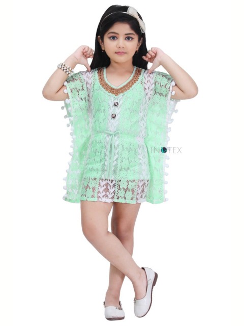 

LINOTEX Green Kaftan Dress