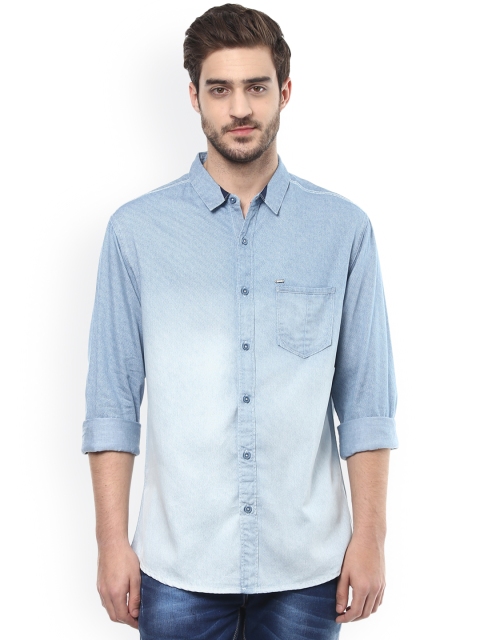 

SPYKAR Men Blue Slim Fit Casual Shirt