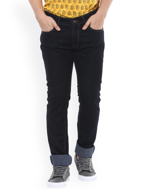 

SPYKAR Men Blue Tapered Fit Low-Rise Clean Look Jeans