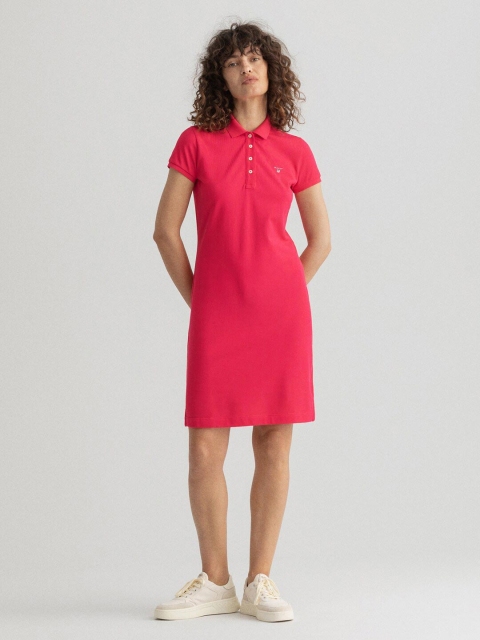 

GANT Women Pink Knee Length T-Shirt Dress