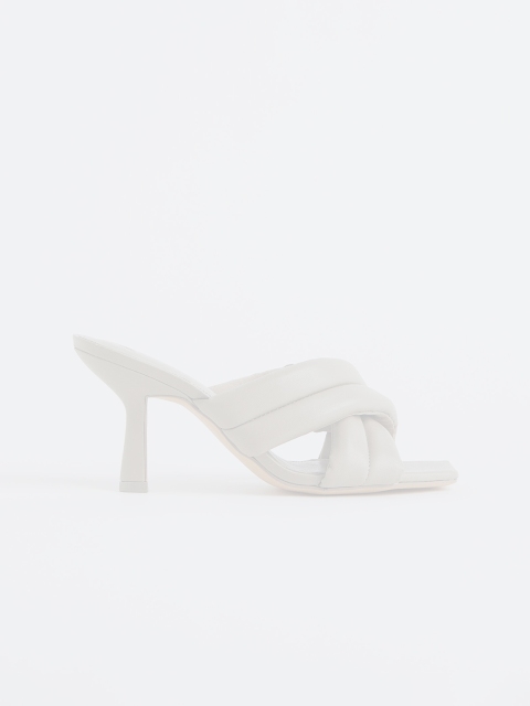 

H&M Beige Stiletto Mules