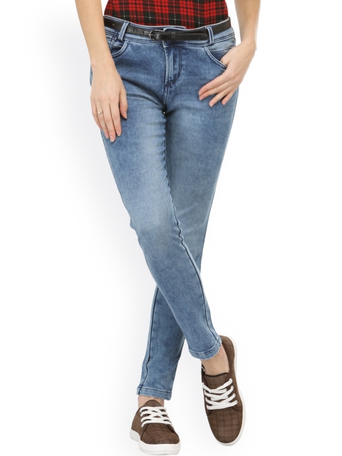 

Xpose Women Blue Regular Fit Mid-Rise Clean Look Jeans