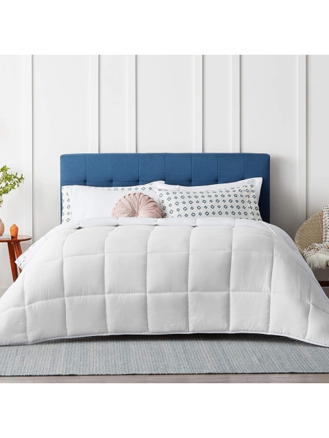 

RAZZAI White Microfiber AC Room 210 GSM Double Microfiber Bed Comforter