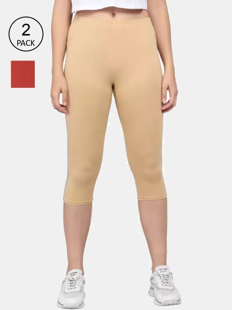 

FRENCH KLEIDER Girls Maroon Capris