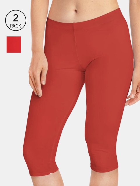 

FRENCH KLEIDER Girls Red Capris