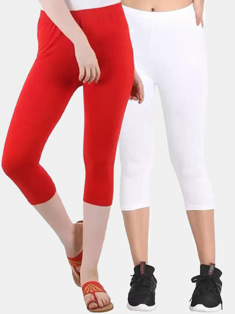 

FRENCH KLEIDER Girls Red Capris