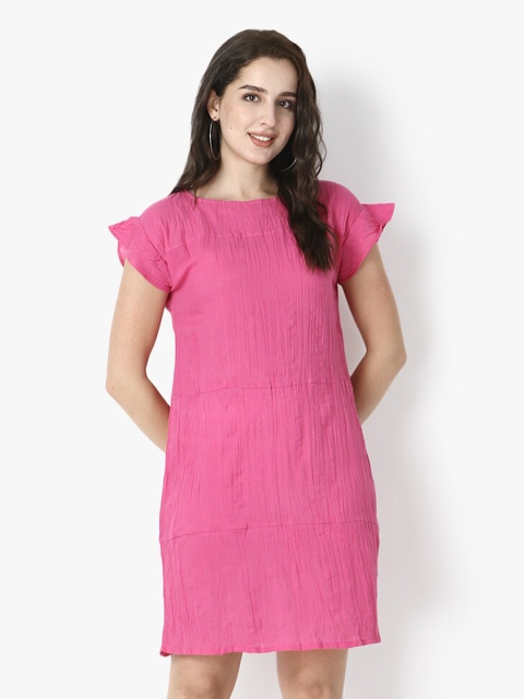 

Again fashions Pink A-Line Dress