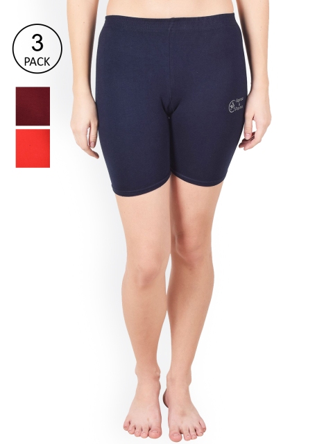 

Apraa & Parma Women Navy Blue Slim Fit Cycling Sports Shorts