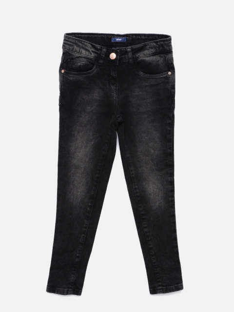 Fame Forever by Lifestyle Girls Black Skinny Fit Stretchable Jeans available at myntra for Rs.449