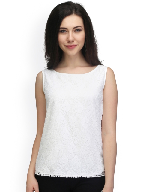 

Eavan Women White Solid Top