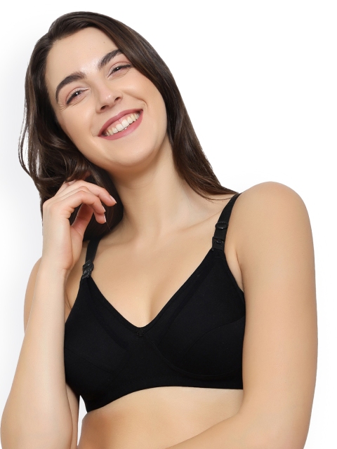 

KYODO Women Black Non- Padded Maternity Bra