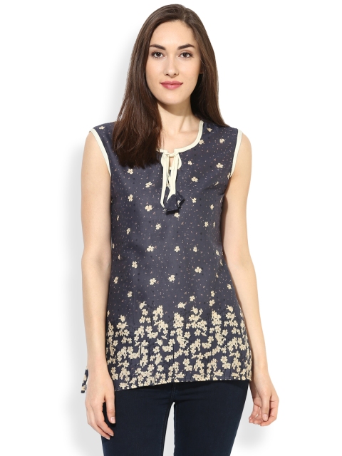 

Mytri Grey Printed Kurti
