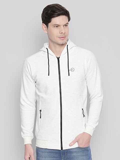

Status Quo Men Off White Hooded Sweatshirt