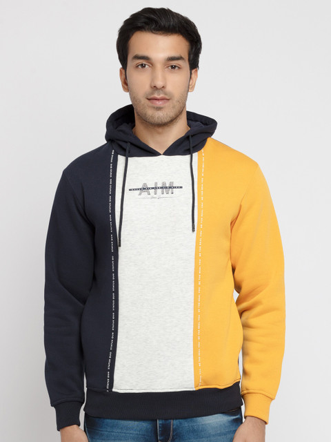 

Status Quo Men Multicoloured Colourblocked Sweatshirt, Multi