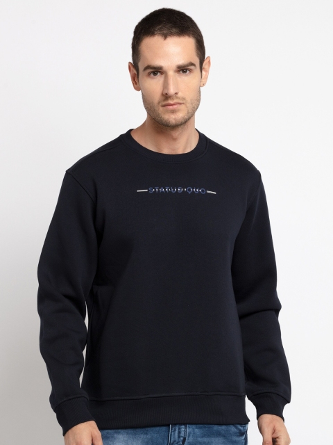 

Status Quo Men Navy Blue Sweatshirt
