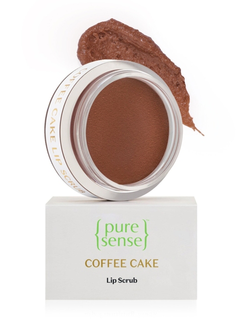 

Pure Sense Coffee Cake Lip Scrub - 5gm, Brown