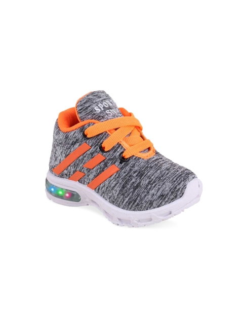 

Smartots Kids Grey Running Non-Marking Shoes