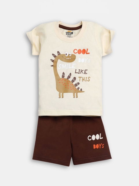 

Hopscotch Boys Multi Clothing Set, Cream