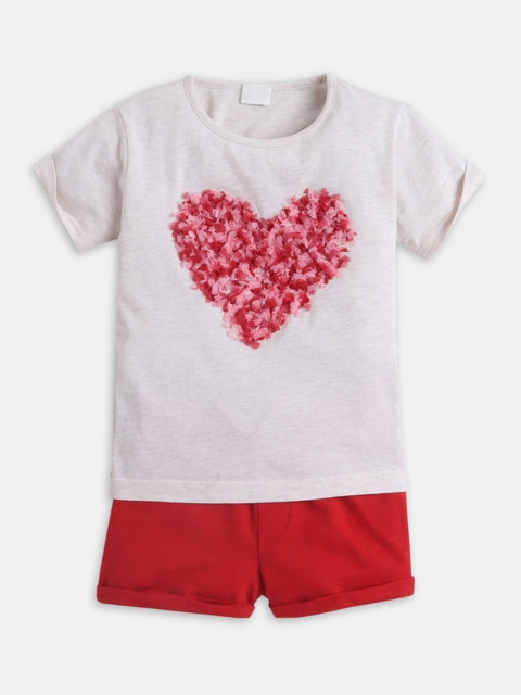 

Hopscotch Girls Multi Clothing Set, White